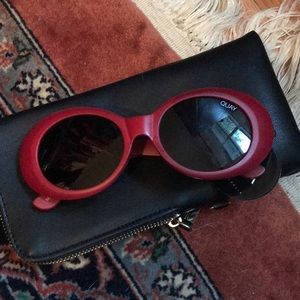 Quay Australia red sunglasses